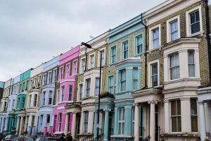 notting-hill-london-uk-house-urban-vintage